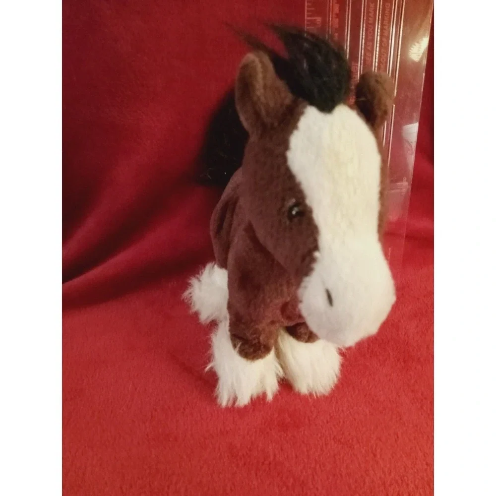 Ganz Webkinz Clydesdale Horse Stuffed Animal Plush Toy / NO CODE